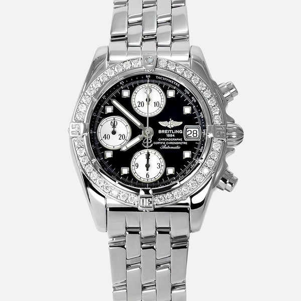 Breitling Cockpit Chronograph Diamond Watch A13357 - NeoFashionStore