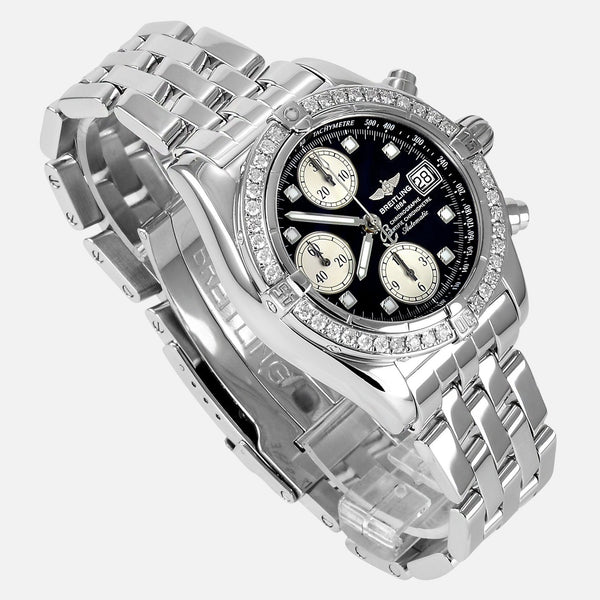 Breitling Cockpit Chronograph Diamond Watch A13357 - NeoFashionStore