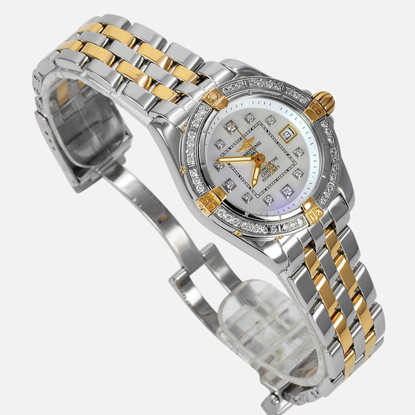 Breitling Cockpit Lady 18K/SS Factory Diamonds B71356 - NeoFashionStore