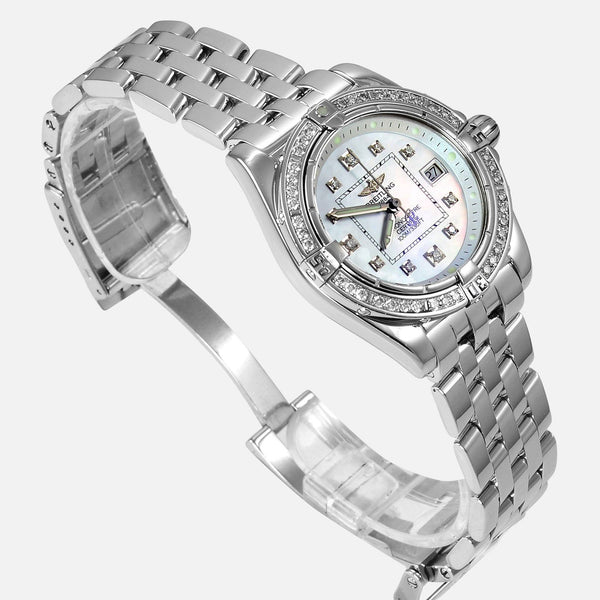 Breitling Cockpit Lady Dimond Bezel MOP Watch A71356 - NeoFashionStore