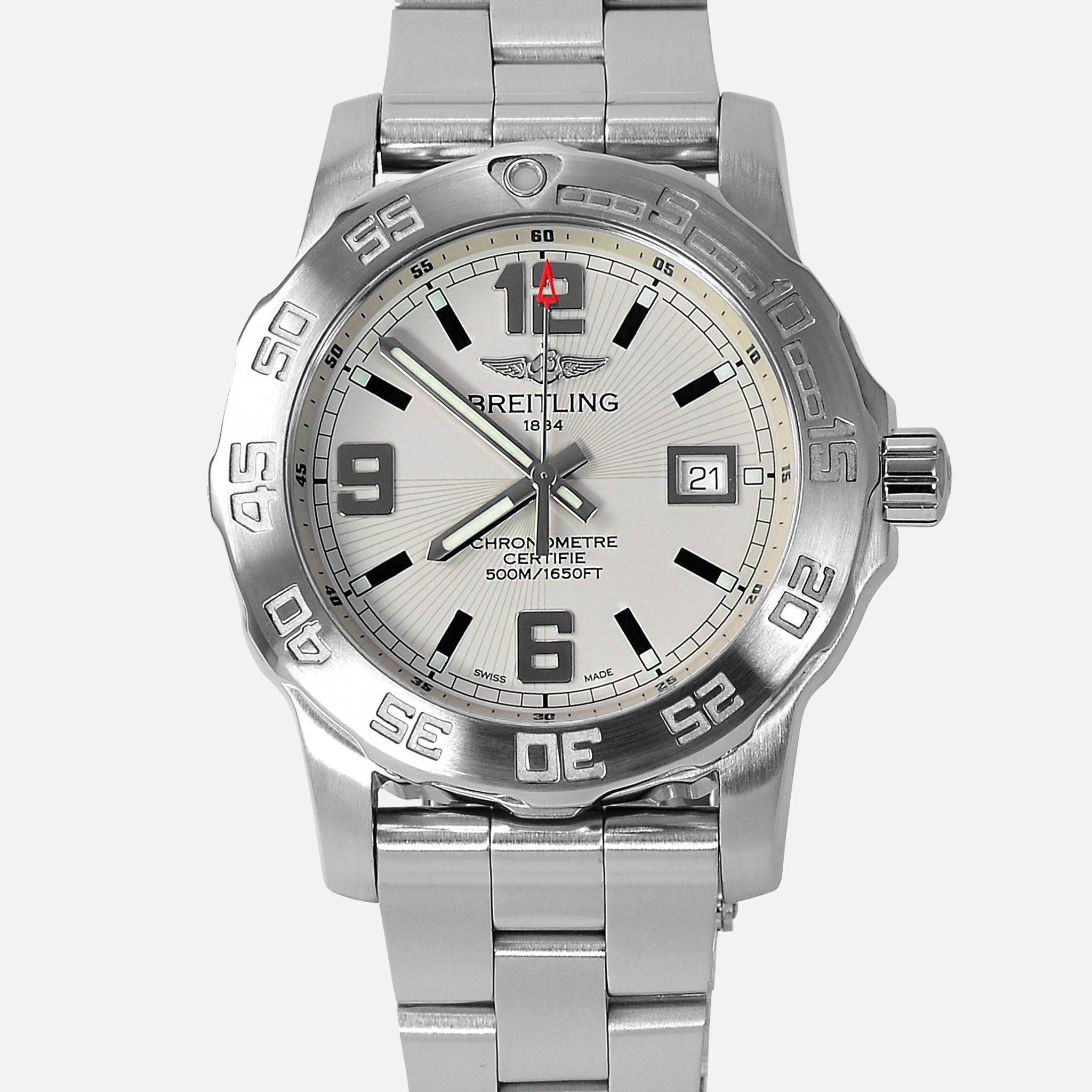 Breitling Colt Chronometer 44 Super Quartz Stainless Steel A74387 Watch Alex A
