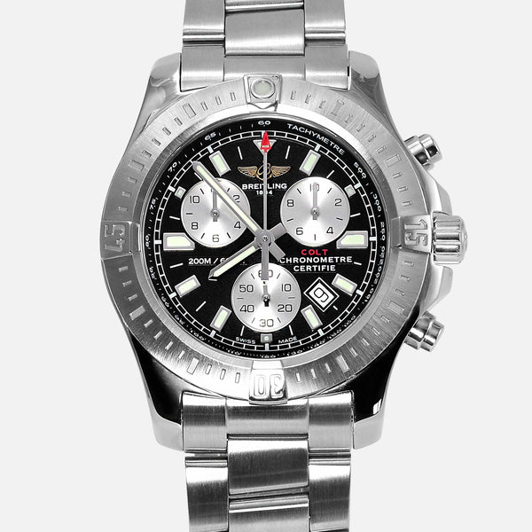 Breitling Colt Chrono 44 Quartz Black Dial A73388 - NeoFashionStore