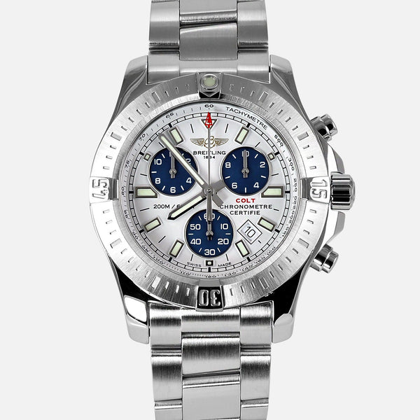 Breitling Colt Chronograph Quartz Stainless Steel White A73388 - NeoFashionStore