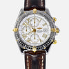 Breitling Crosswind 18K Gold/Stainless Steel White Dial B13055 - NeoFashionStore