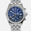 Breitling Crosswind Blue Dial Steel With Diamond Bezel A13355 - NeoFashionStore