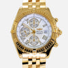 Breitling Crosswind Chronograph Solid 18K Gold White Dial Watch K13355 - NeoFashionStore