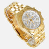 Breitling Crosswind Chronograph Solid 18K Gold White Dial Watch K13355 - NeoFashionStore
