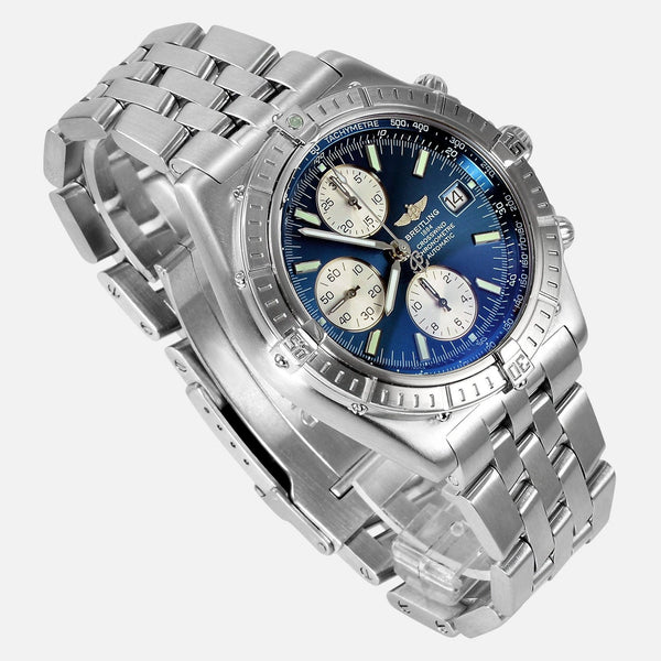 Breitling Crosswind Racing Blue Dial A13355 Mens Luxury Watch - NeoFashionStore