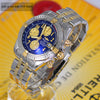 Breitling Chronomat Evolution 18K Gold/Steel Blue Dial B13356