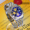 Breitling Chronomat Evolution 18K Gold/Steel Blue Dial B13356 - NeoFashionStore