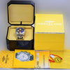 Breitling Chronomat Evolution 18K Gold/Steel Blue Dial B13356 - NeoFashionStore