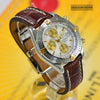 Breitling Chronomat Evolution 18K Gold/Steel Silver Dial B13356