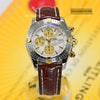 Breitling Chronomat Evolution 18K Gold/Steel Silver Dial B13356