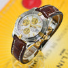 Breitling Chronomat Evolution 18K Gold/Steel Silver Dial B13356