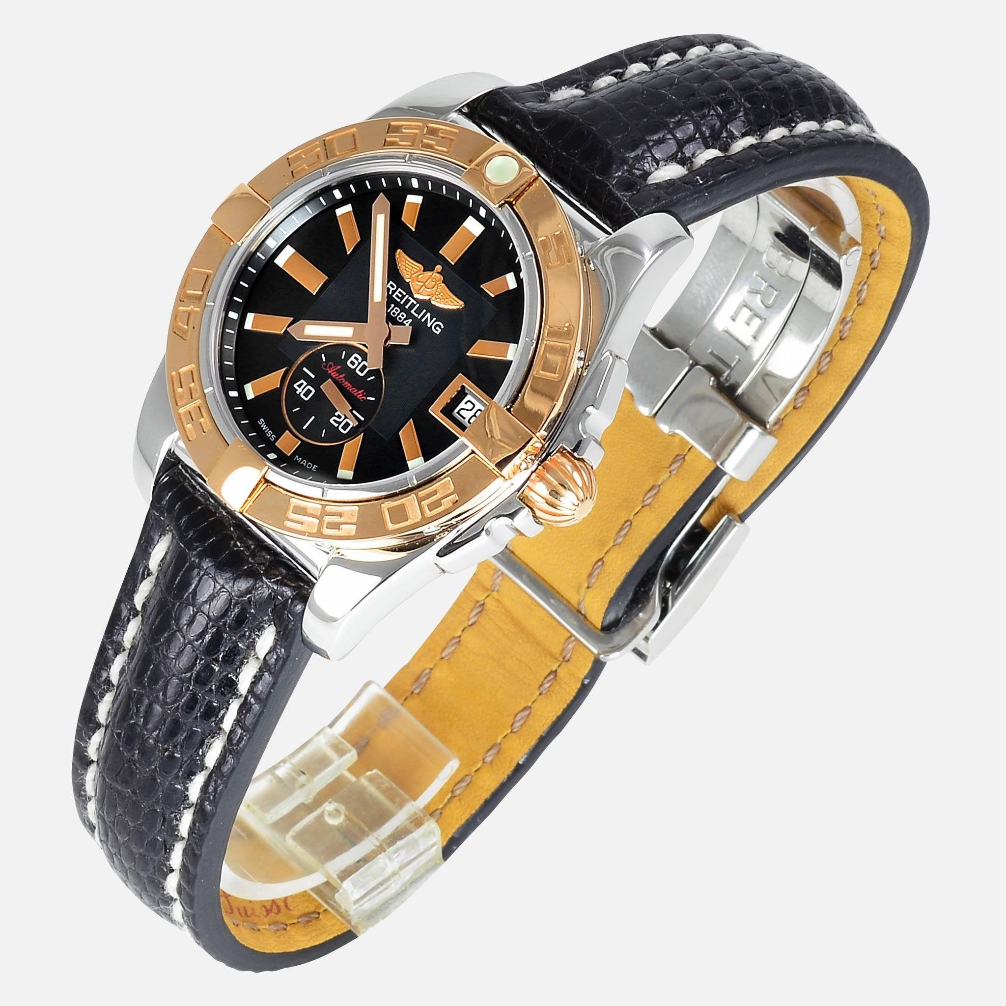 Breitling Galactic 36 Automatic 18K Rose Gold/SS Ladies Watch