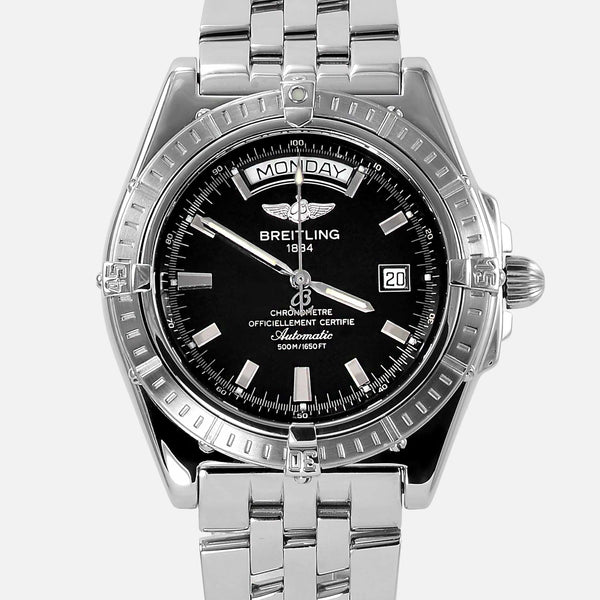 Breitling Headwind Automatic Black Dial Day-Date A45355 - NeoFashionStore