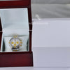 Breitling Jetstream Chronomat 18K Gold/SS White Dial B55048