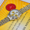 Breitling Jetstream Chronomat 18K Gold/SS White Dial B55048