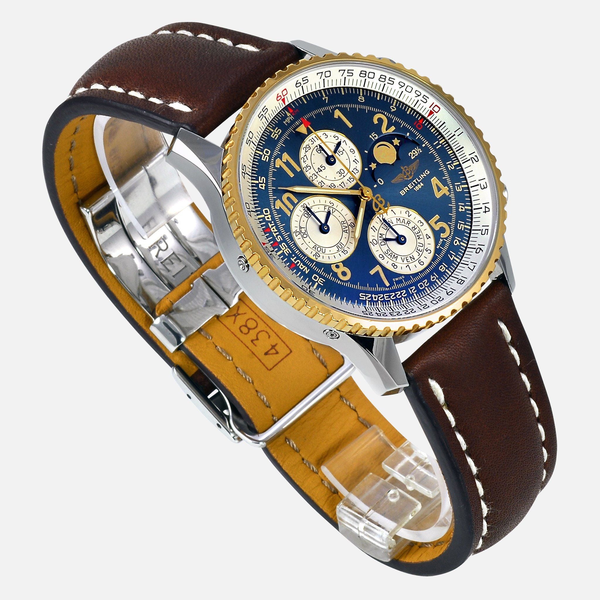 breitling navitimer 1461 limited edition blue