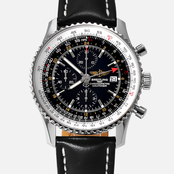 Breitling Navitimer World GMT with 2nd Time Zone A23322 - NeoFashionStore