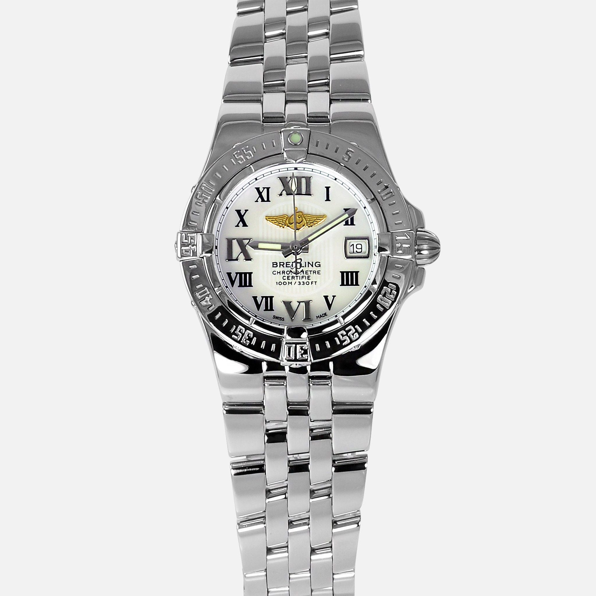 Breitling Starliner Ladies Mother Of Pearl Dial A71340 Stainless watch Alex A