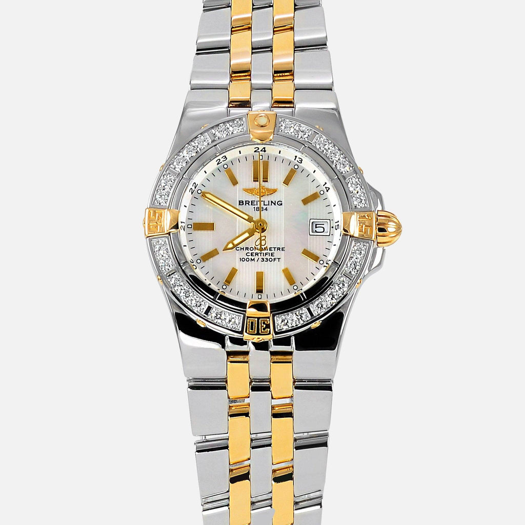 Breitling Starliner Ladies MOP Diamond Bezel B71340 - NeoFashionStore