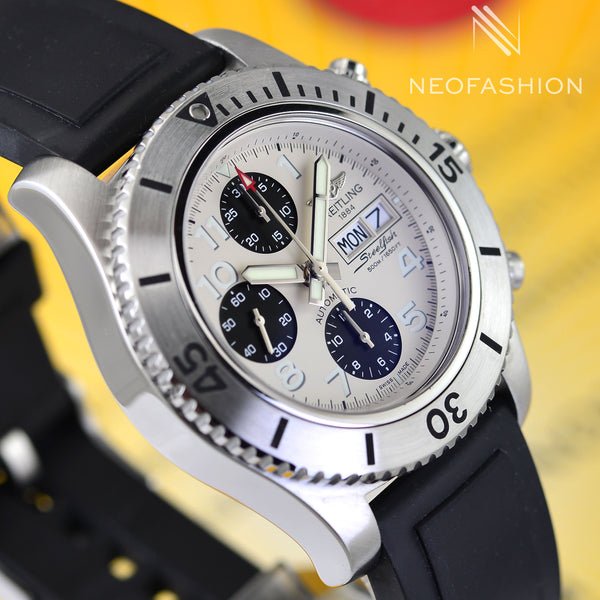 Breitling Superocean Steelfish 44mm Chronograph Panda Dial A13341