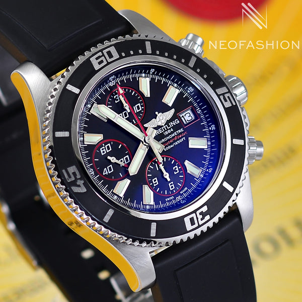 Breitling Superocean II Chronograph Black Dial A13341