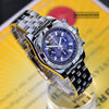 Breitling Chronomat B01 41mm Slate Dial Mens Watch Stainless Steel AB0140