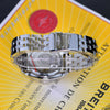 Breitling Chronomat B01 41mm Slate Dial Mens Watch Stainless Steel AB0140