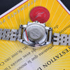 Breitling Chronomat B01 41mm Slate Dial Mens Watch Stainless Steel AB0140