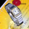Cartier Santos Galbee Automatic Two Tone 18k Gold Stainless Steel Watch