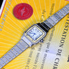 Cartier Santos Galbee Automatic Two Tone 18k Gold Stainless Steel Watch