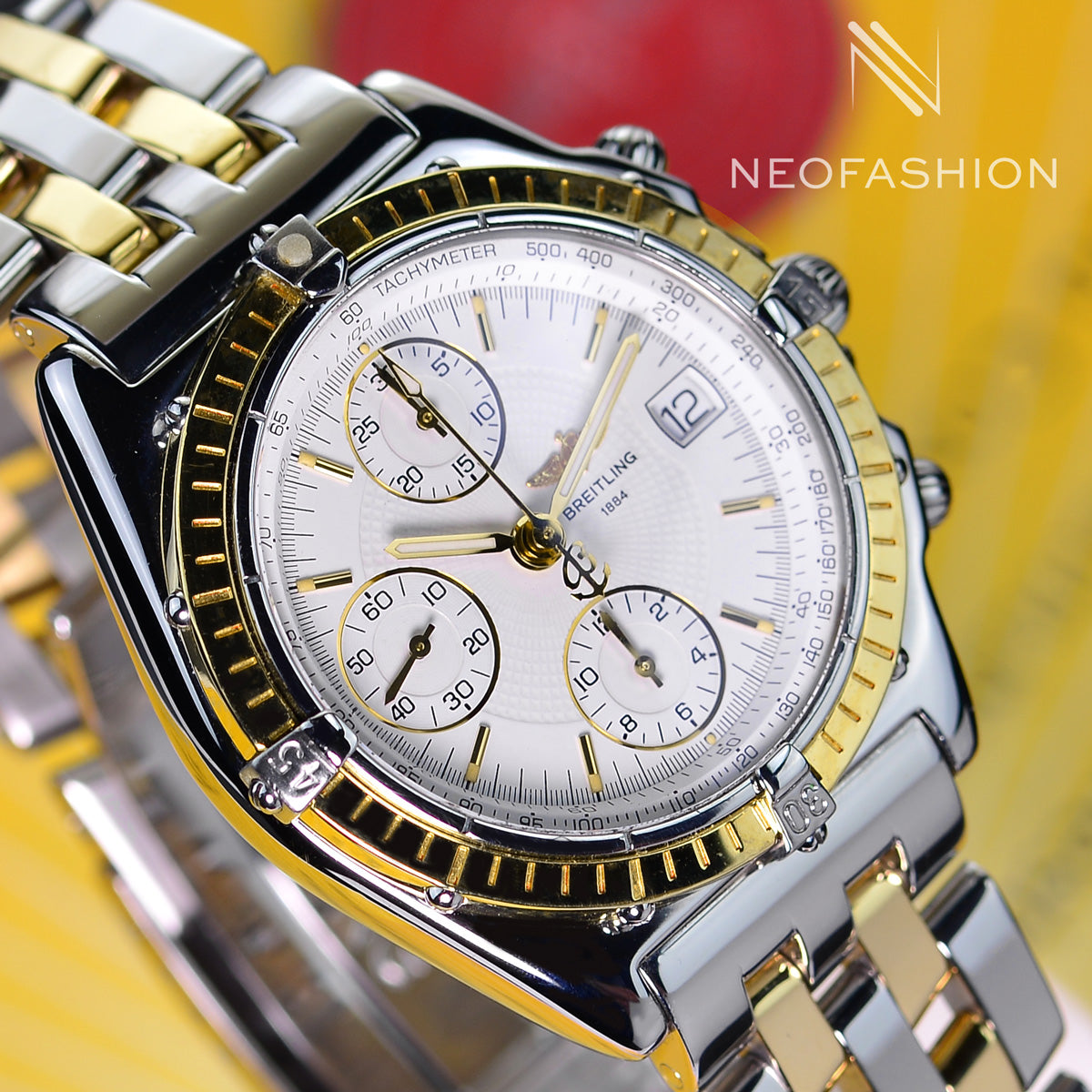 Breitling hotsell white gold
