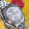 Breitling Chronomat 39mm White Dial Steel Mens Watch A13352