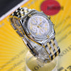 Breitling Chronomat Vitesse 18K Gold & Steel White Dial B13050﻿