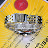 Breitling Chronomat Vitesse 18K Gold & Steel White Dial B13050﻿