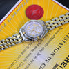 Breitling Chronomat Vitesse 18K Gold & Steel White Dial B13050﻿