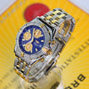 Breitling Chronomat 18K Gold & Stainless Steel Blue Dial B13352