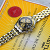 Breitling Chronomat Two Tone 18K Gold Bezel & Steel Black Dial B13050