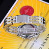 Breitling Chronomat 18K Gold & Steel Green Dial Mens Watch D133520