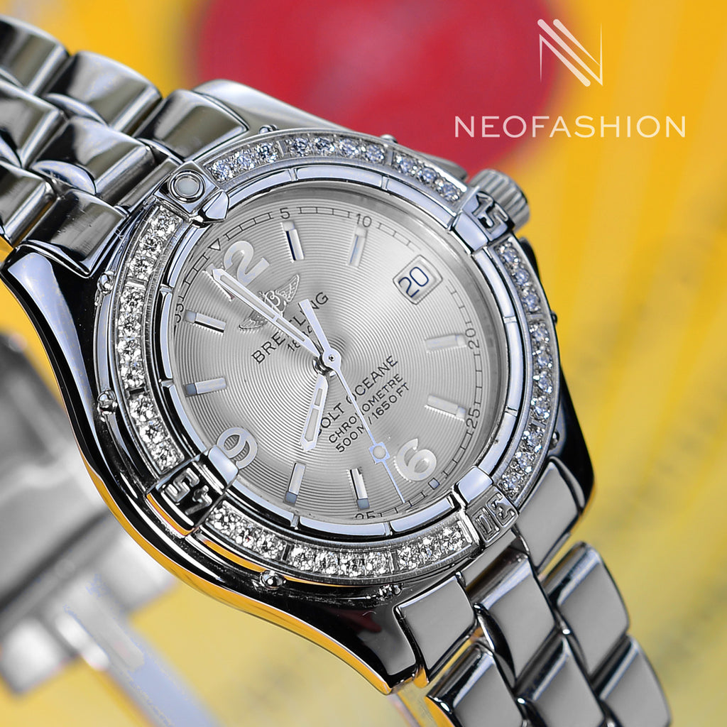 Breitling Colt Oceane Lady Factory Diamond Bezel A77350