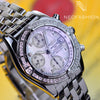 Breitling Cockpit Chronograph Diamond Bezel MOP Diamond Dial A13357