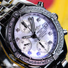 Breitling Cockpit Chronograph Diamond Bezel MOP Diamond Dial A13357