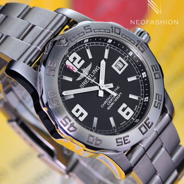 Breitling Colt Chronometer Quartz 44mm Black Dial A74387﻿