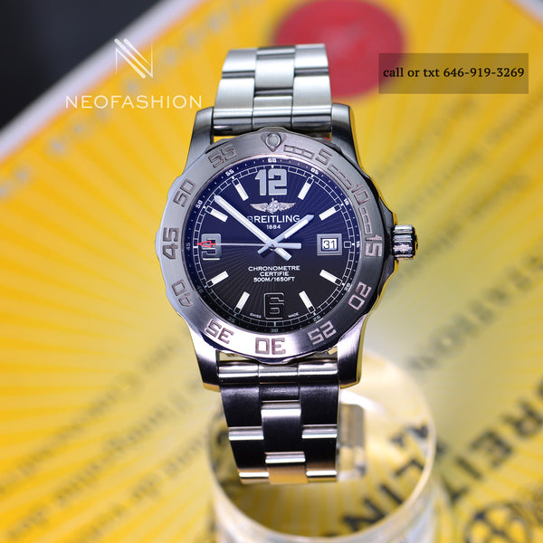 Breitling Colt Chronometer Quartz 44mm Black Dial A74387﻿