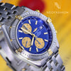 Breitling Crosswind Racing Blue Dial Two-Tone 18K Gold/SS Mens Watch B13355