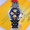 Breitling Crosswind Racing Blue Dial Two-Tone 18K Gold/SS Mens Watch B13355