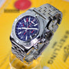 Breitling Chronomat GMT 47mm LIMITED B01 Black Dial Mens Watch AB0412