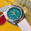 Breitling Wings Lady Quartz Very Rare Green Dial 18K Gold/Steel B67050